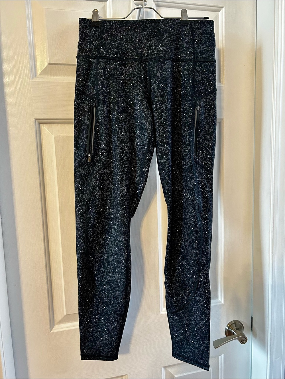 Athleta Rainier Winter Reflective Leggings with Zip Pockets
